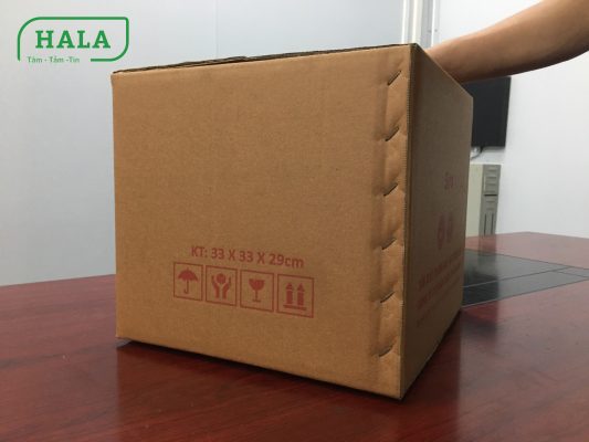 Hộp cát tông dập ghim in ấn