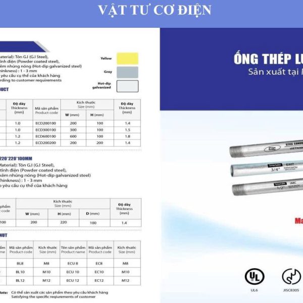 Ống Thép Luồn Dây Điện Chính Hãng, Đạt Chuẩn Công Trình | HALA Việt Nam