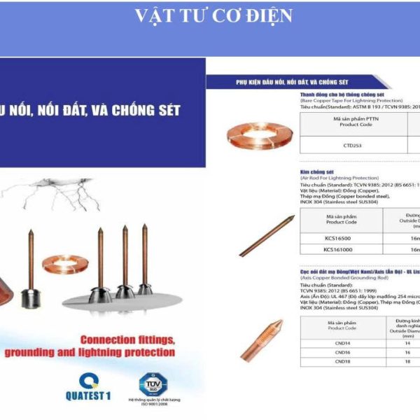 Phụ Kiện Đấu Nối – Nối Đất – Chống Sét Chính Hãng, Đạt Chuẩn | HALA Việt Nam